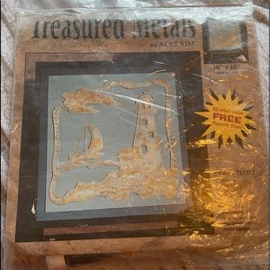 CRAFTS VINTAGE CRAFT ACCLAIM TREASURED METALS LIGHTHOUSE